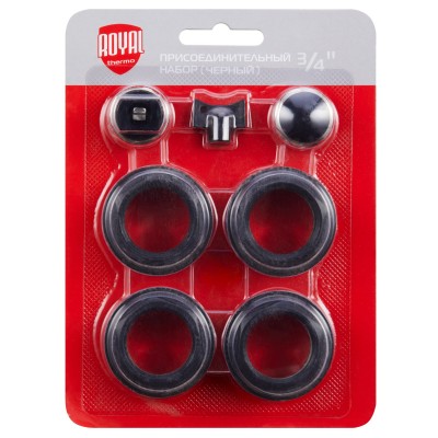 Набор присоединительный Royal Thermo 3/4'' black Набор присоединительный Royal Thermo 3/4'' black