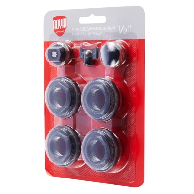 Набор присоединительный Royal Thermo 1/2'' black Набор присоединительный Royal Thermo 1/2'' black