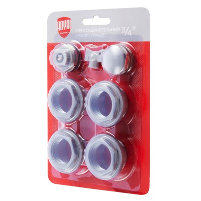 Набор присоединительный Royal Thermo 3/4'' silver Набор присоединительный Royal Thermo 3/4'' silver