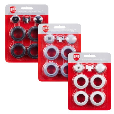 Набор присоединительный Royal Thermo 3/4'' silver Набор присоединительный Royal Thermo 3/4'' silver