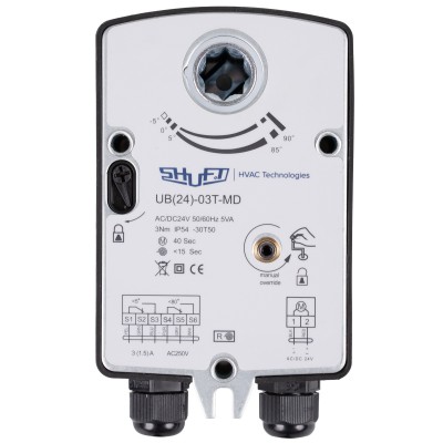 Электропривод с возвратной пружиной SHUFT UB(24)-03T-MD
