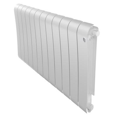 Радиатор биметаллический Royal Thermo Infinity 500 Bianco Traffico VR80 - 12 секц.