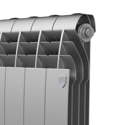 Радиатор Royal Thermo BiLiner 350 /Silver Satin - 8 секц.