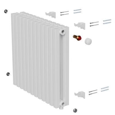 Дизайн-радиатор Royal Thermo Shift Q30 VC2050 - 28 секц. RAL9016 Дизайн-радиатор Royal Thermo Shift Q30 VC2050 - 28 секц. RAL9016