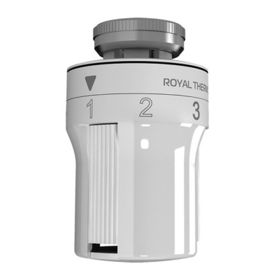 Термоголовка жидкостная Royal Thermo, M30 x 1,5 (белый) Термоголовка жидкостная Royal Thermo, M30 x 1,5 (белый)