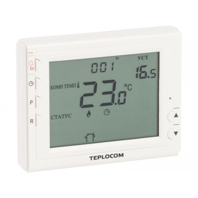 Термостат комнатный Teplocom TS-Prog-2AA/8A, проводной, прогр, реле 250В, 8А Термостат комнатный Teplocom TS-Prog-2AA/8A, проводной, прогр, реле 250В, 8А