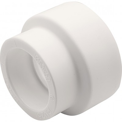 Муфта THERMOLIGHT переходная PP-R 63/50 белый (4/48)