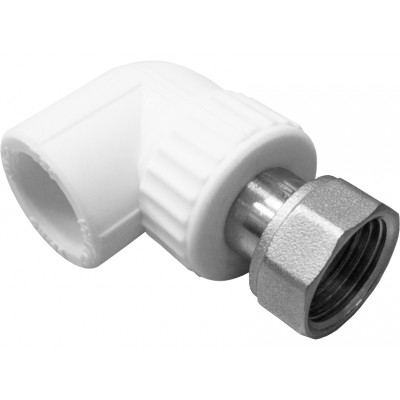 Угол с накидной гайкой 20 х 3/4quot; (80/20) VALFEX