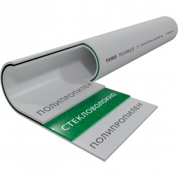 Труба TEBO SDR6 (PN20) 75x12,5 армированная стекловолокном сер. PP-R метр (4/8)