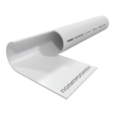 Труба TEBO SDR11 50х4,6 бел. PP-R метр (4/20)