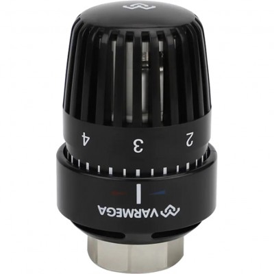 Головка термостатическая VARMEGA M30х1.5 выносной датчик ф14х84 черная VM11712 Головка термостатическая VARMEGA M30х1.5 выносной датчик ф14х84 черная VM11712