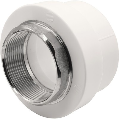 Муфта THERMOLIGHT комбинированная PP-R ВР 63х2quot; под ключ белый (2/24)