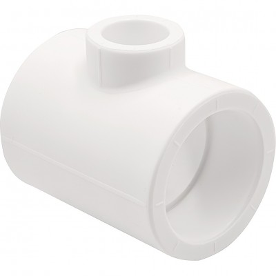 Тройник THERMOLIGHT переходной PP-R 40х20х40 белый (10/80)