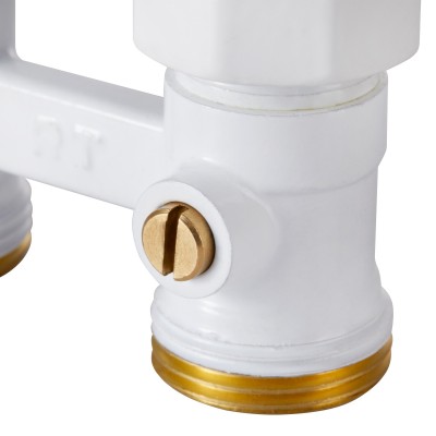 Узел нижнего подключения Royal Thermo прямой 1/2quot;х3/4quot; EK (белый)