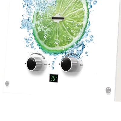 Колонка газовая Ballu GWH 10 Fiery Glass Lime Колонка газовая Ballu GWH 10 Fiery Glass Lime