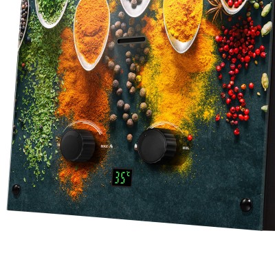 Колонка газовая Ballu GWH 10 Fiery Glass Curry Колонка газовая Ballu GWH 10 Fiery Glass Curry