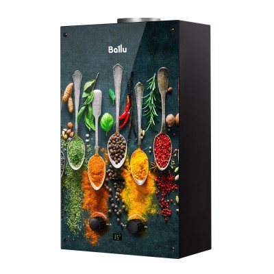 Колонка газовая Ballu GWH 10 Fiery Glass Curry Колонка газовая Ballu GWH 10 Fiery Glass Curry