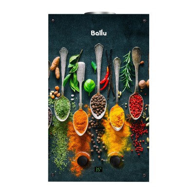 Колонка газовая Ballu GWH 10 Fiery Glass Curry Колонка газовая Ballu GWH 10 Fiery Glass Curry
